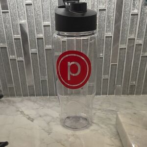 Pure Barre Red and CLEAR Water Bottle